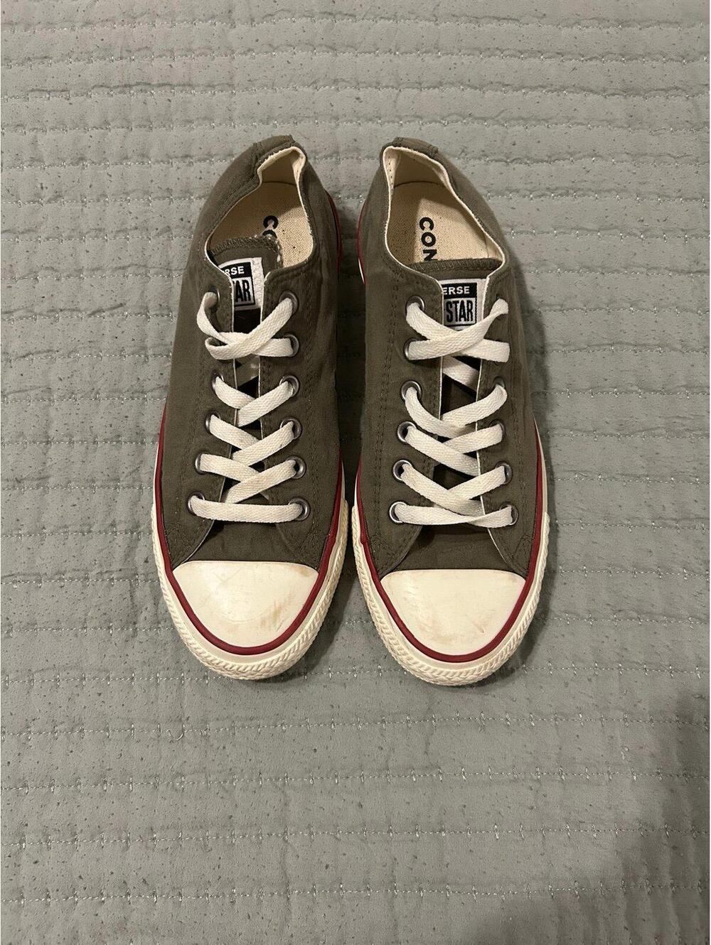 Converse Taylor All Star OX Unisex
Olive/Garnet 157641f Men's 5.5
Women's 7.5